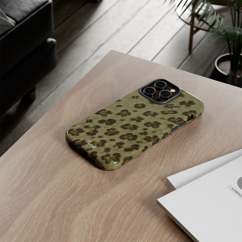 Olive Leopard Print Tough Case