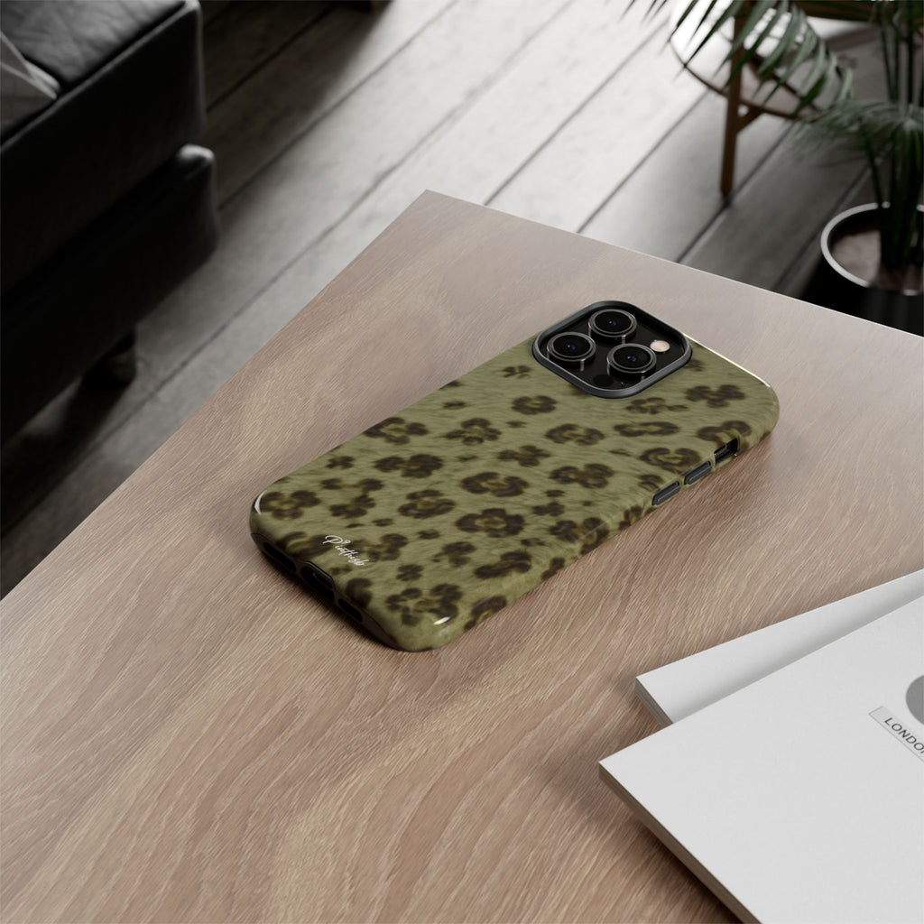 Olive Leopard Print Tough Case