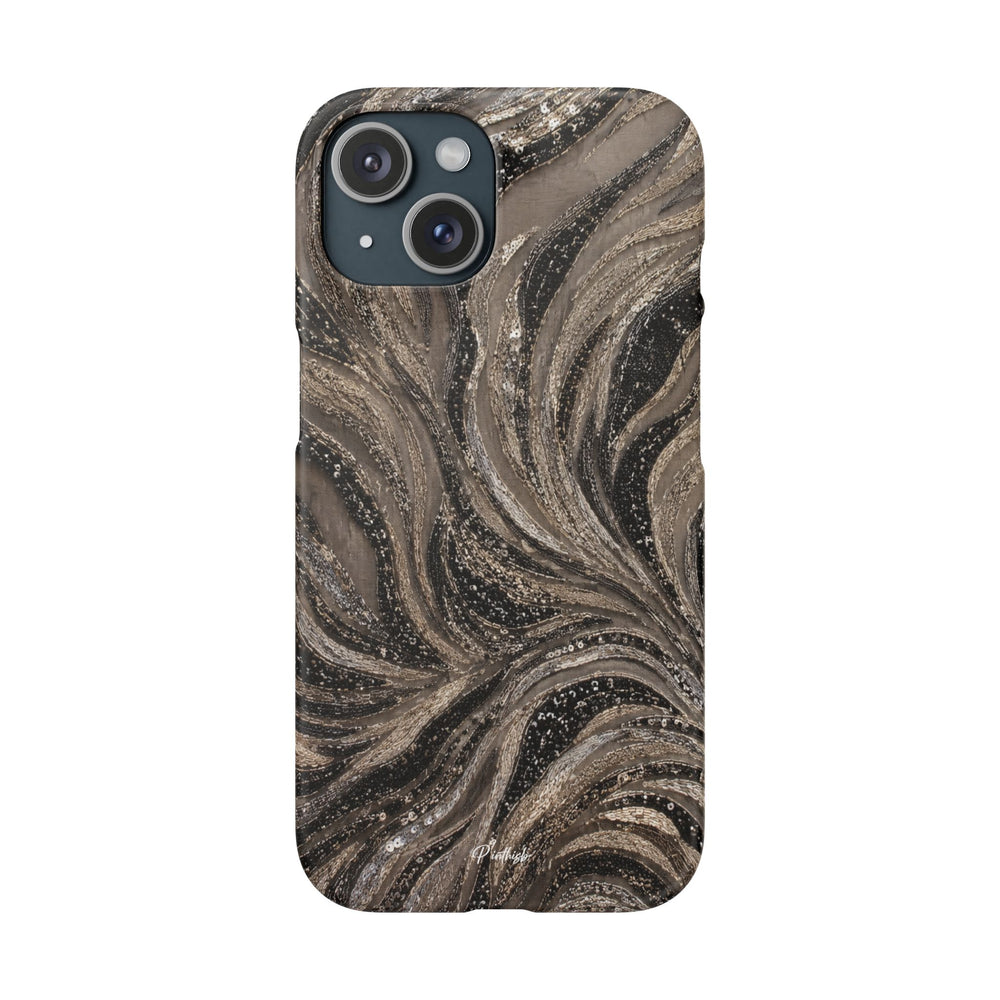Neutral Swirl Protective Snap Case