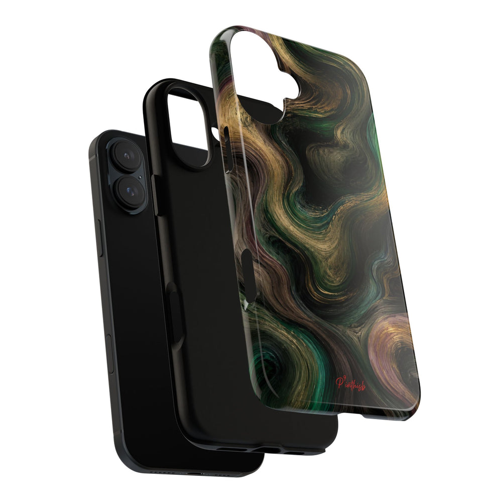 Marbled Forest Tough Phone Case