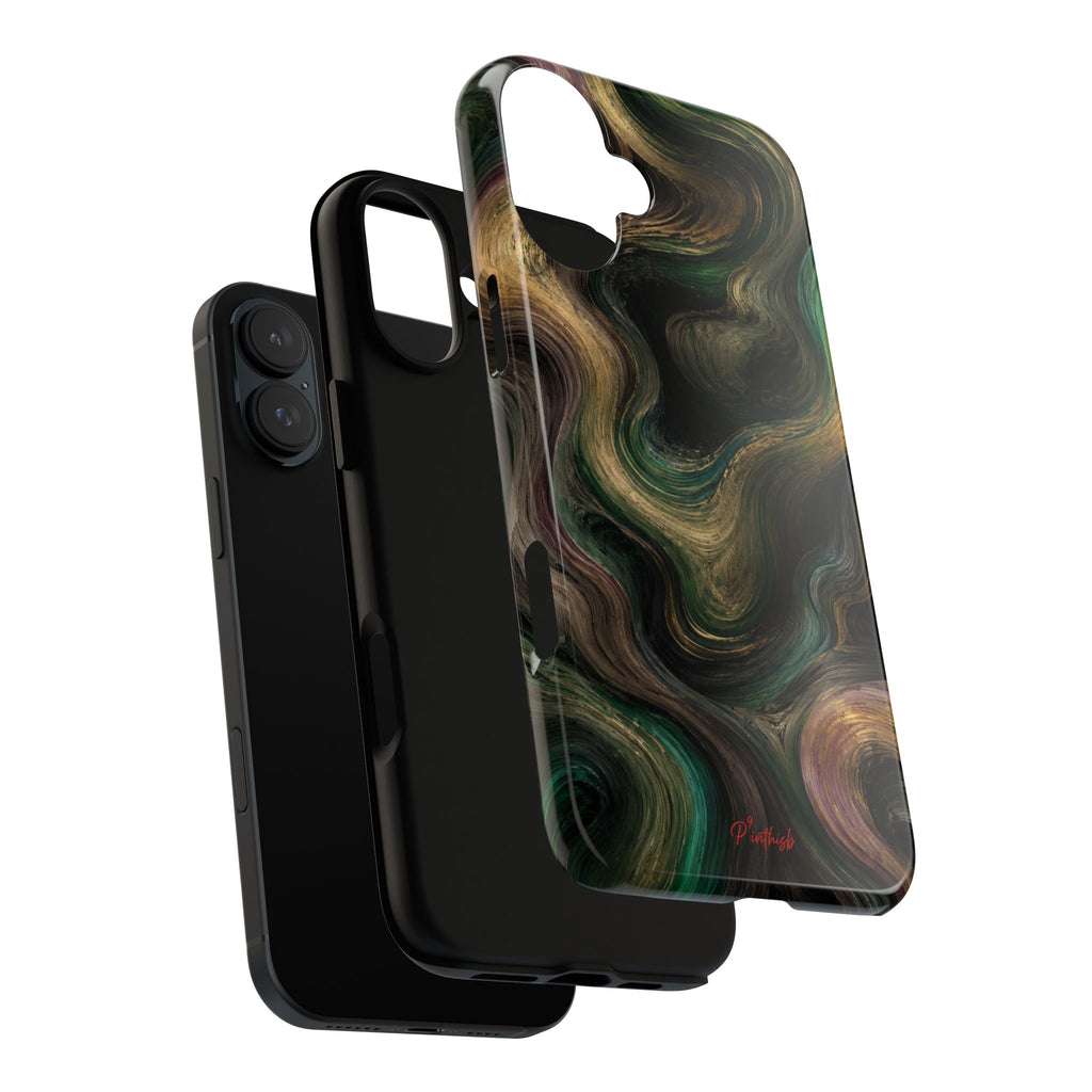Marbled Forest Tough Phone Case