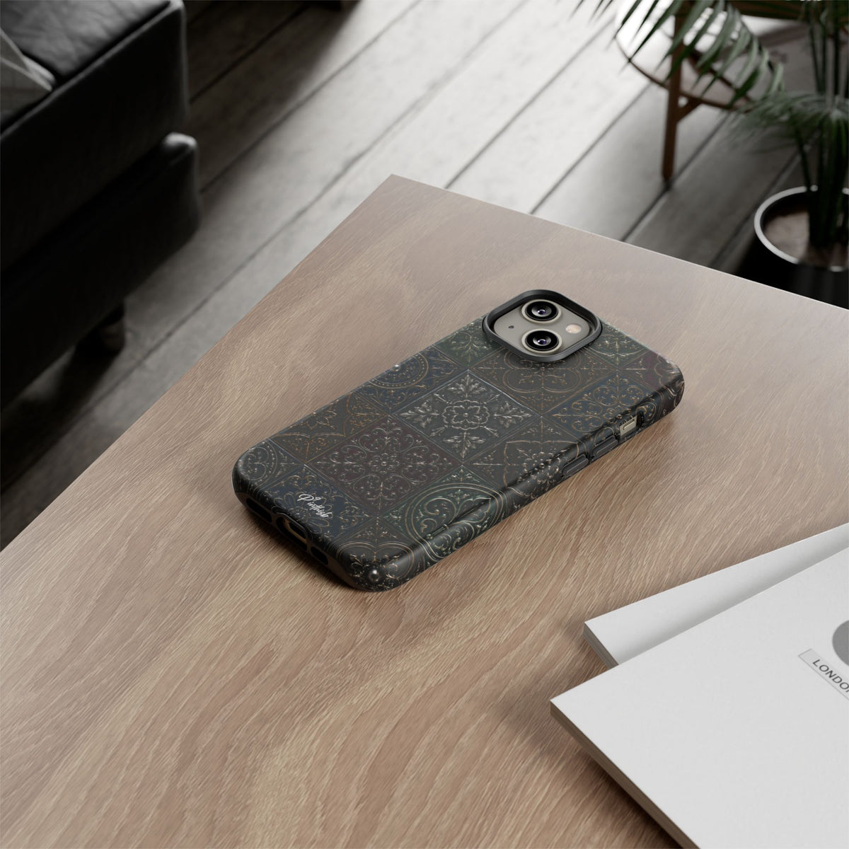 Mosaic Pattern Tough Phone Case