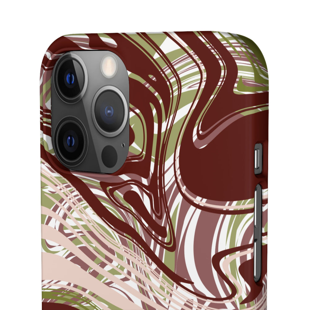 Abstract Marbled Snap Phone Case