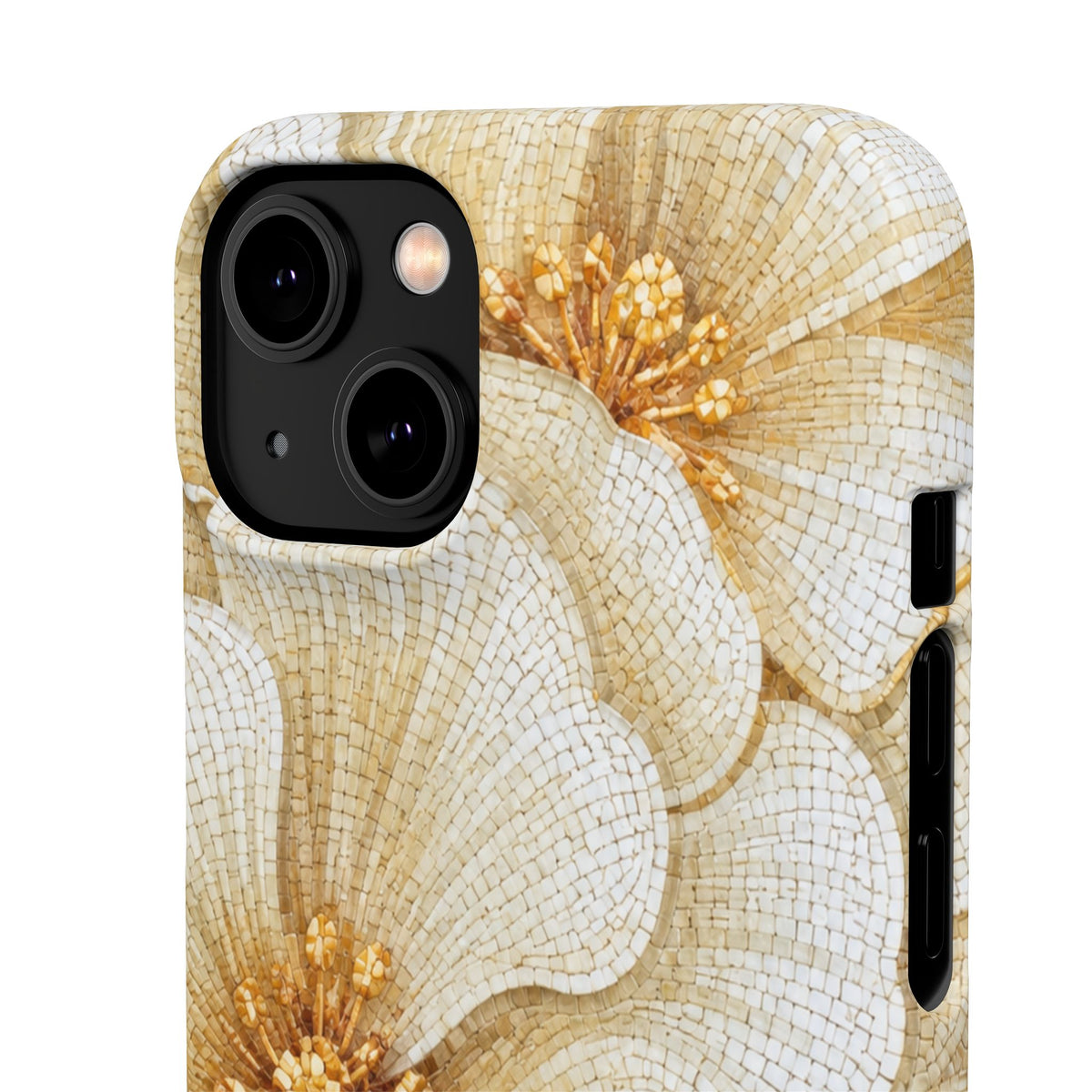 Floral Gold Bloom Snap Case
