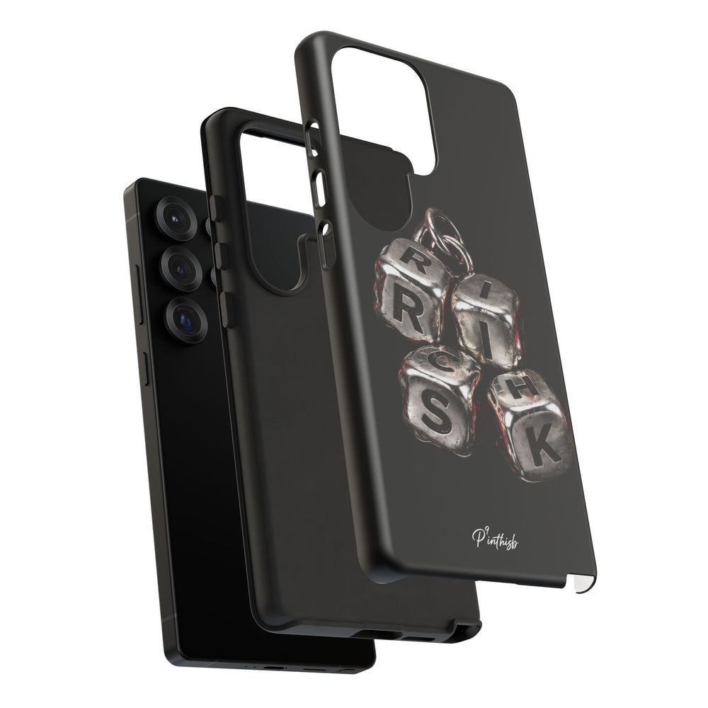 Metallic Dice 'RISK' Phone Case