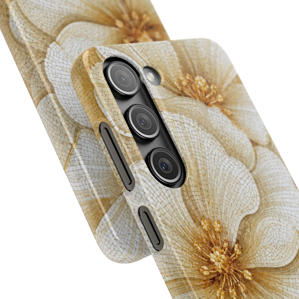 Floral Gold Bloom Snap Case