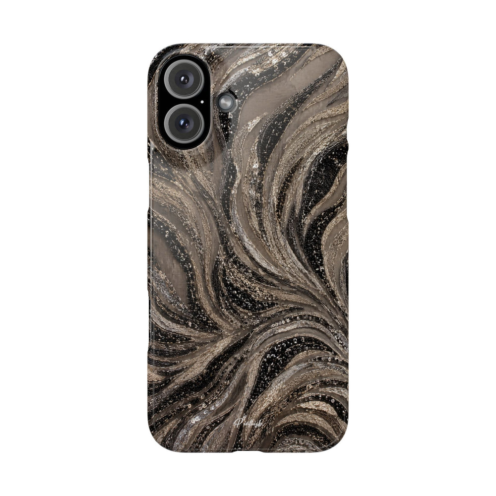 Neutral Swirl Protective Snap Case