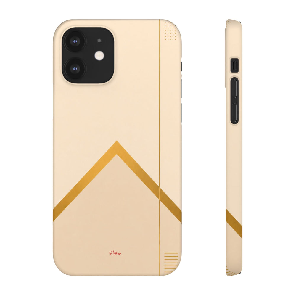 Gold Malboro Inspired Snap Phone Case