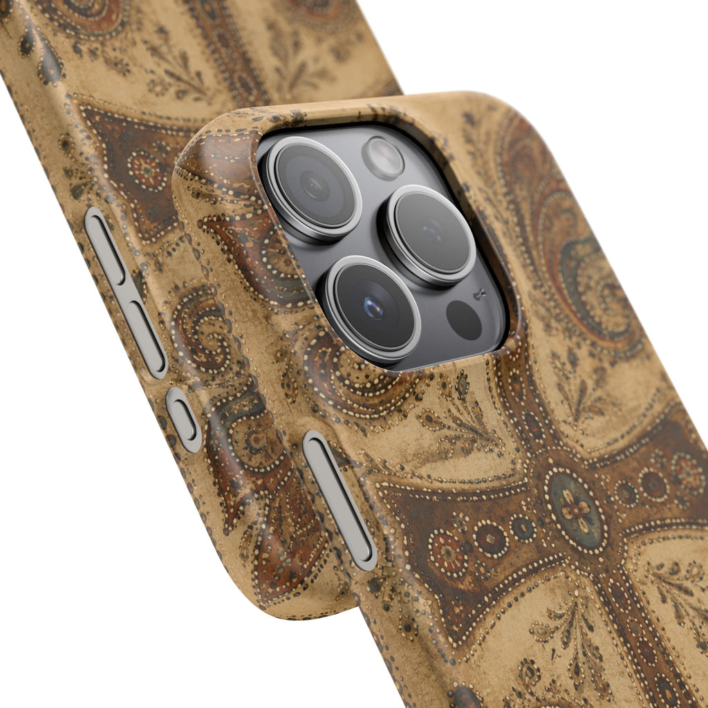 Cross Paisley Snap Case