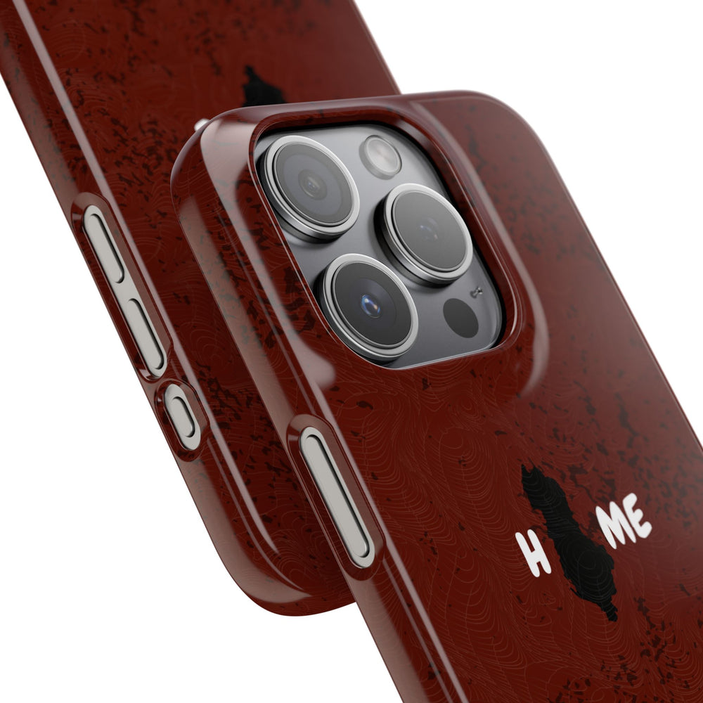 "HOME" Albania Snap Case