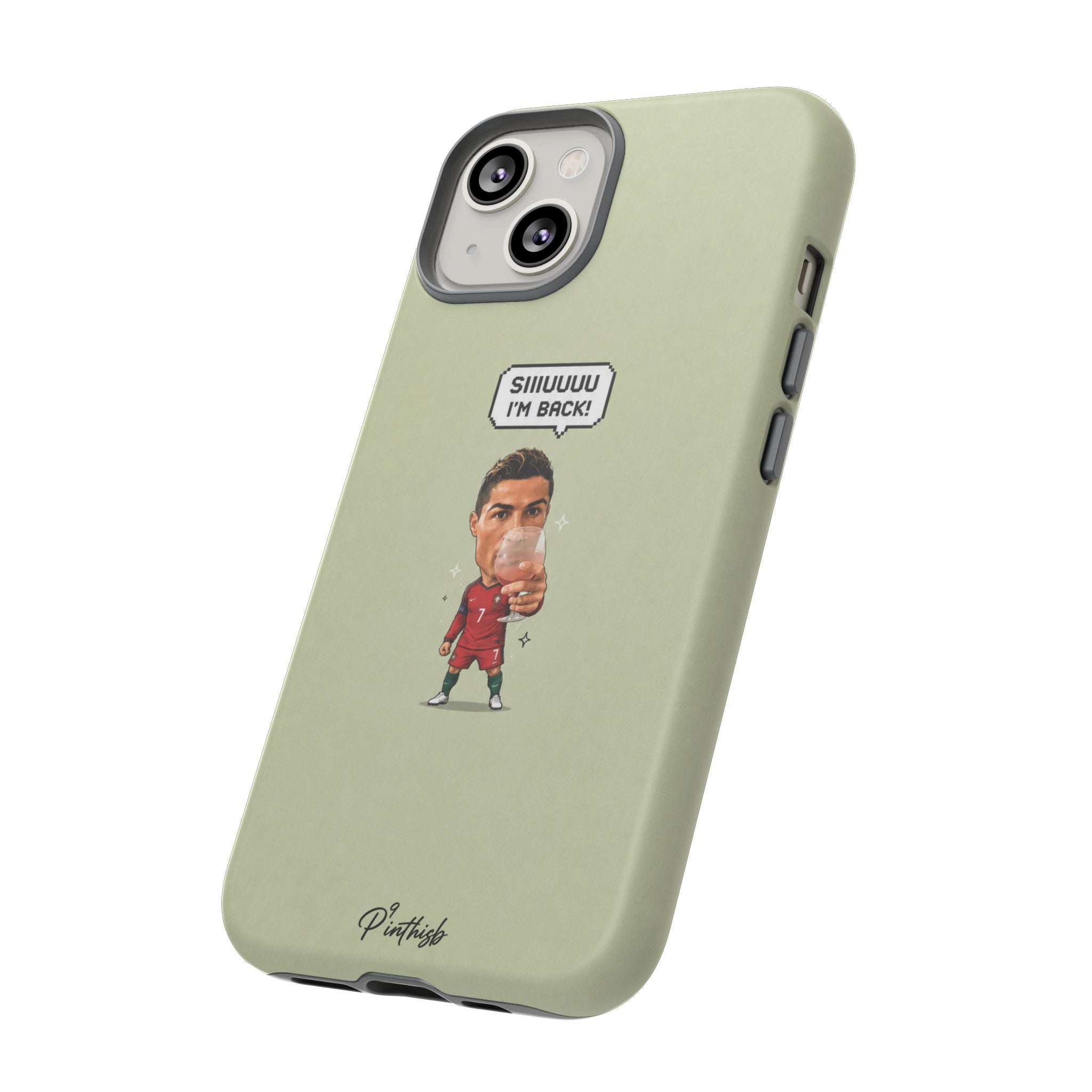 "SIIUUU, I'M BACK" CR7 Tough Phone Case