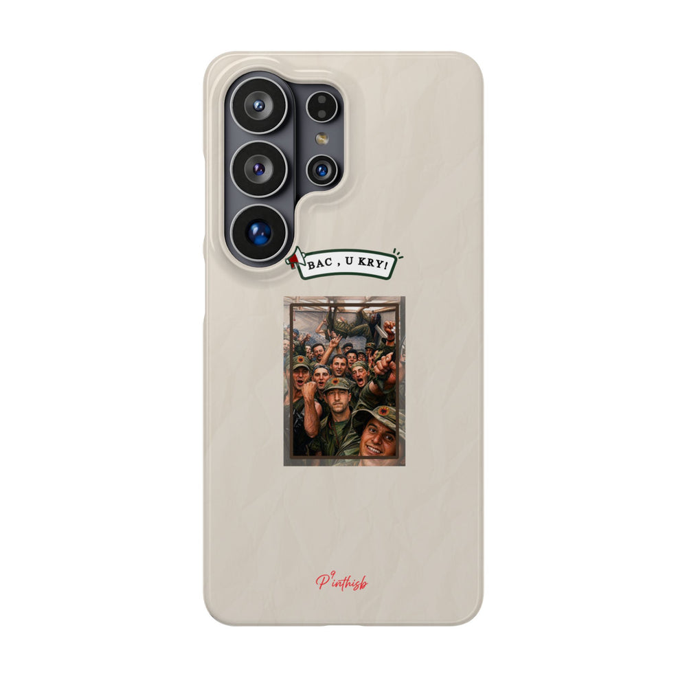 "BAC, U KRY!" Snap Case