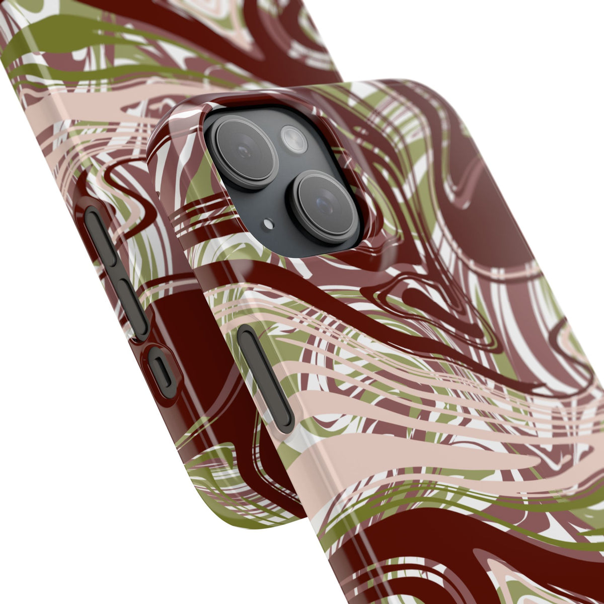 Abstract Marbled Snap Phone Case