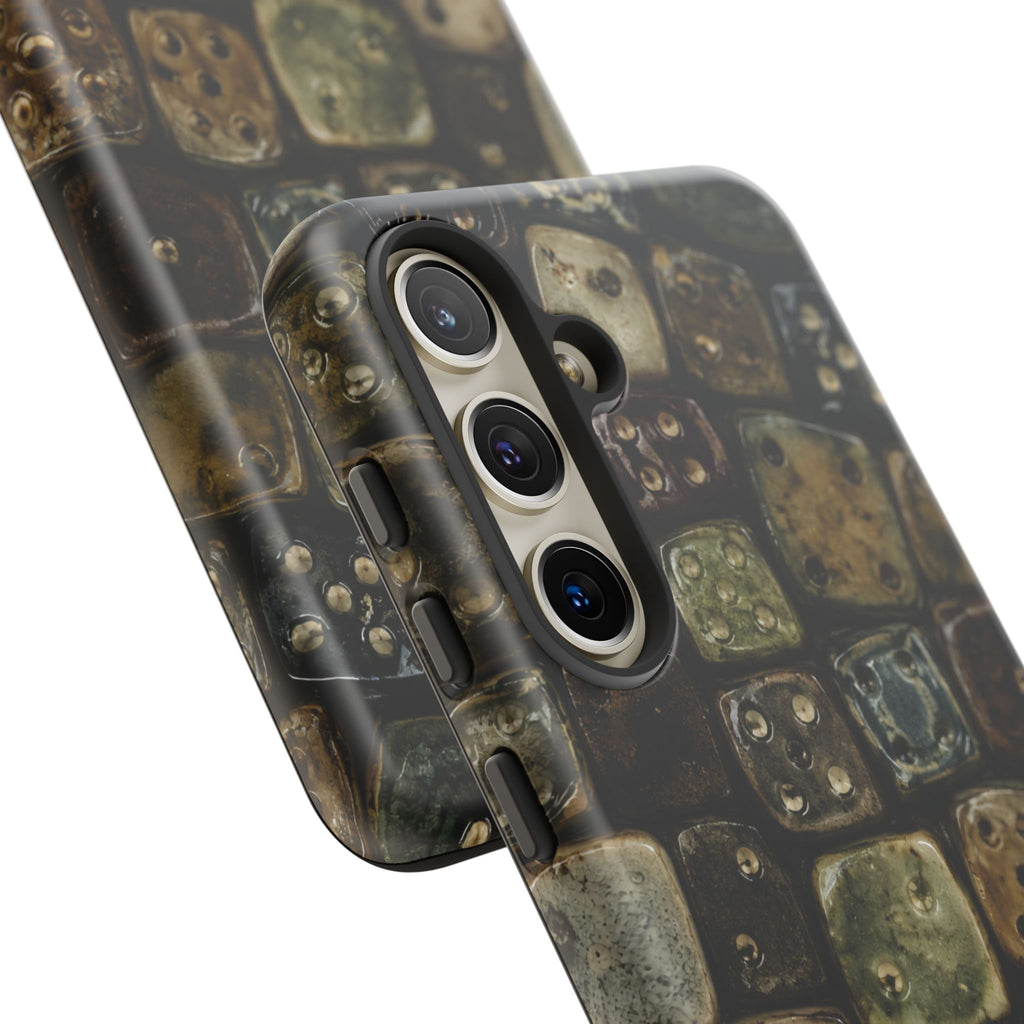 Vintage Dice Tile Phone Case