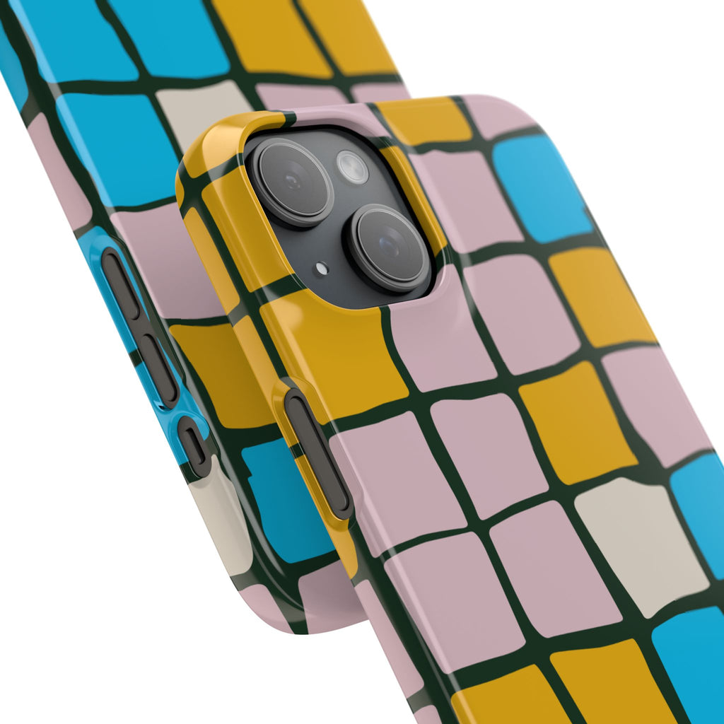 Color Grid Snap Phone Case