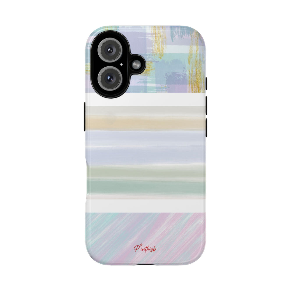 Pastel Stripe Tough Phone Case