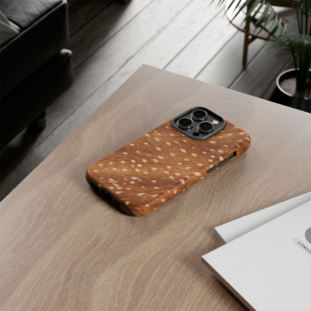 Caramel Deer Pattern Tough Case