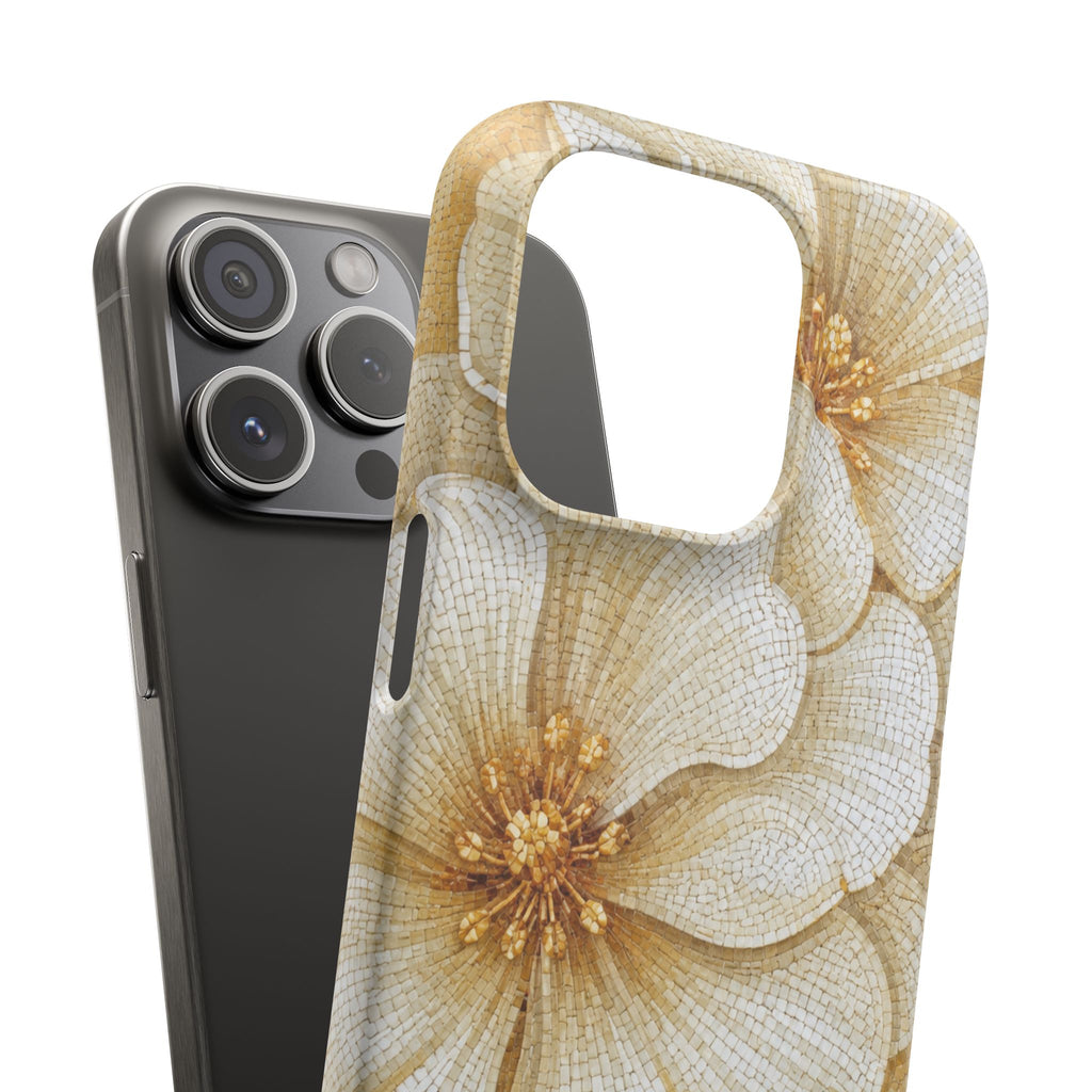 Floral Gold Bloom Snap Case