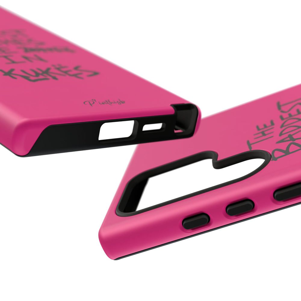 "The Baddest B*tches Are In Kukës" Hot Pink Case