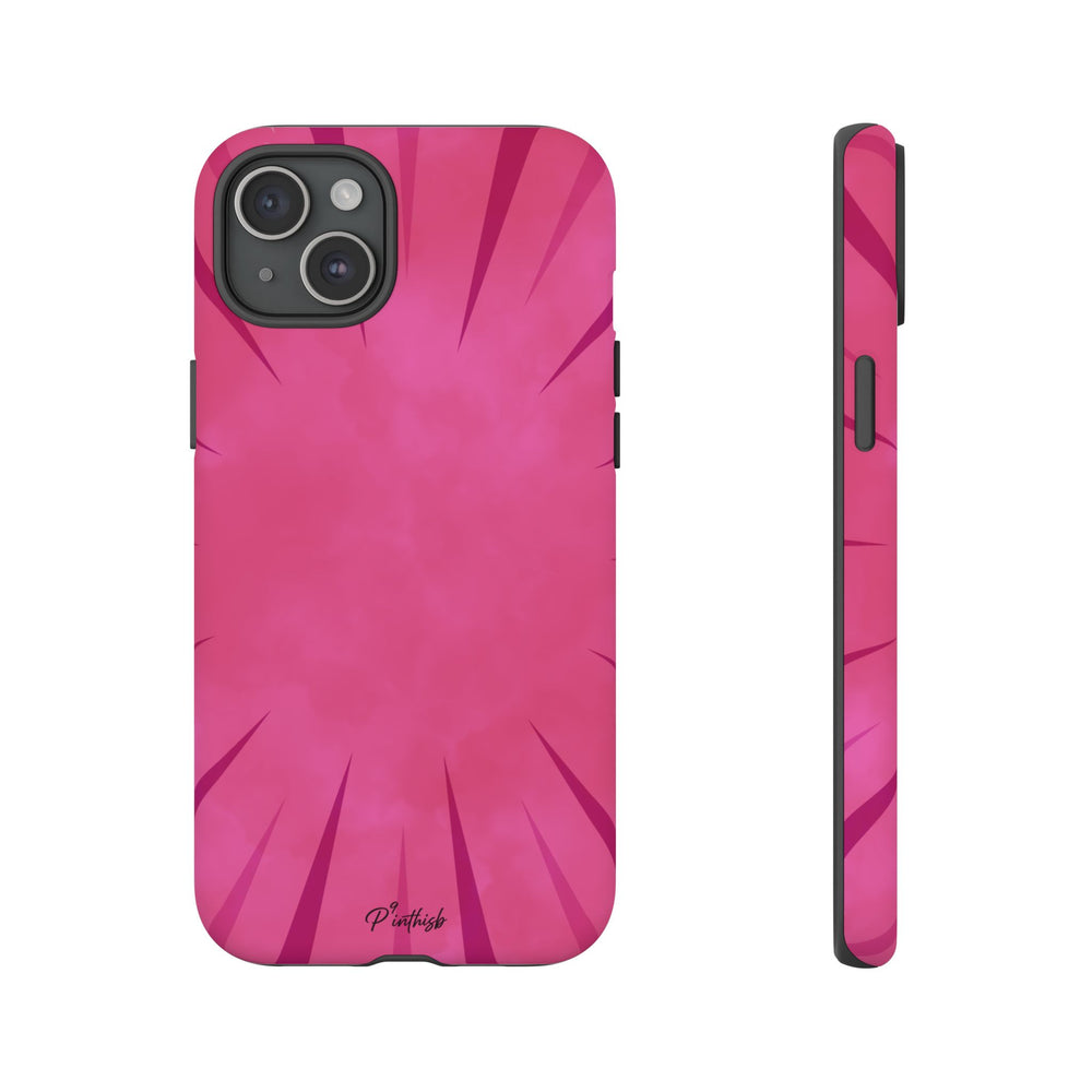 Pink Burst Tough Phone Case