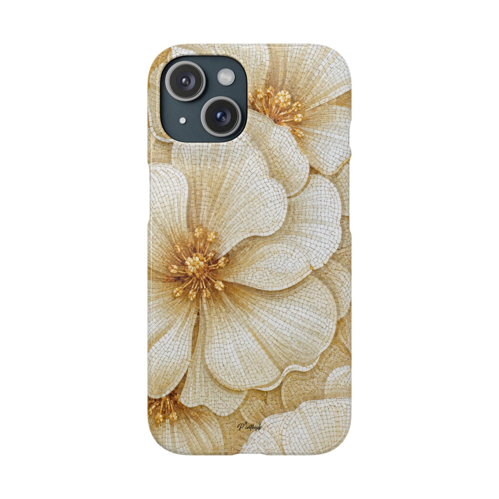 Floral Gold Bloom Snap Case