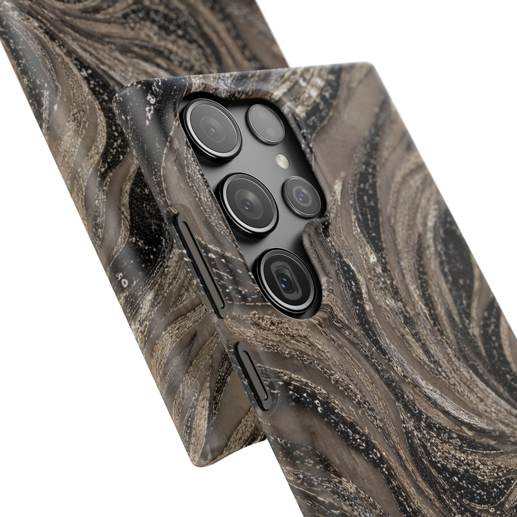 Neutral Swirl Protective Snap Case