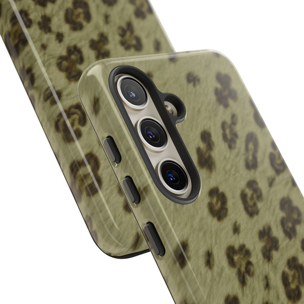 Olive Leopard Print Tough Case