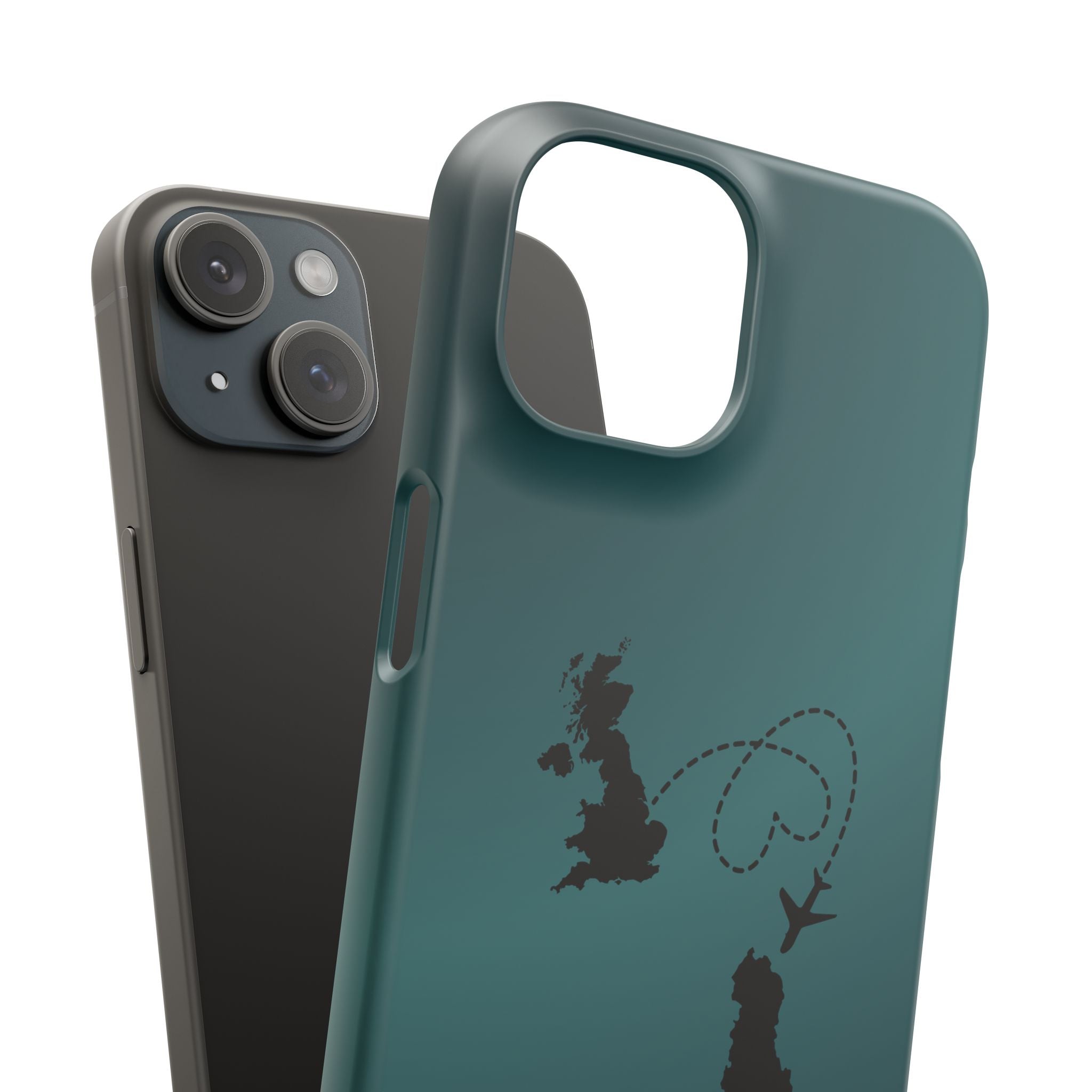 Copy of UK to Albania Pink Snap Phone Case