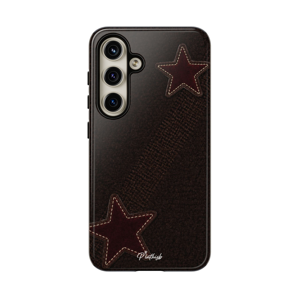 Rustic Stitched Star Phone Case