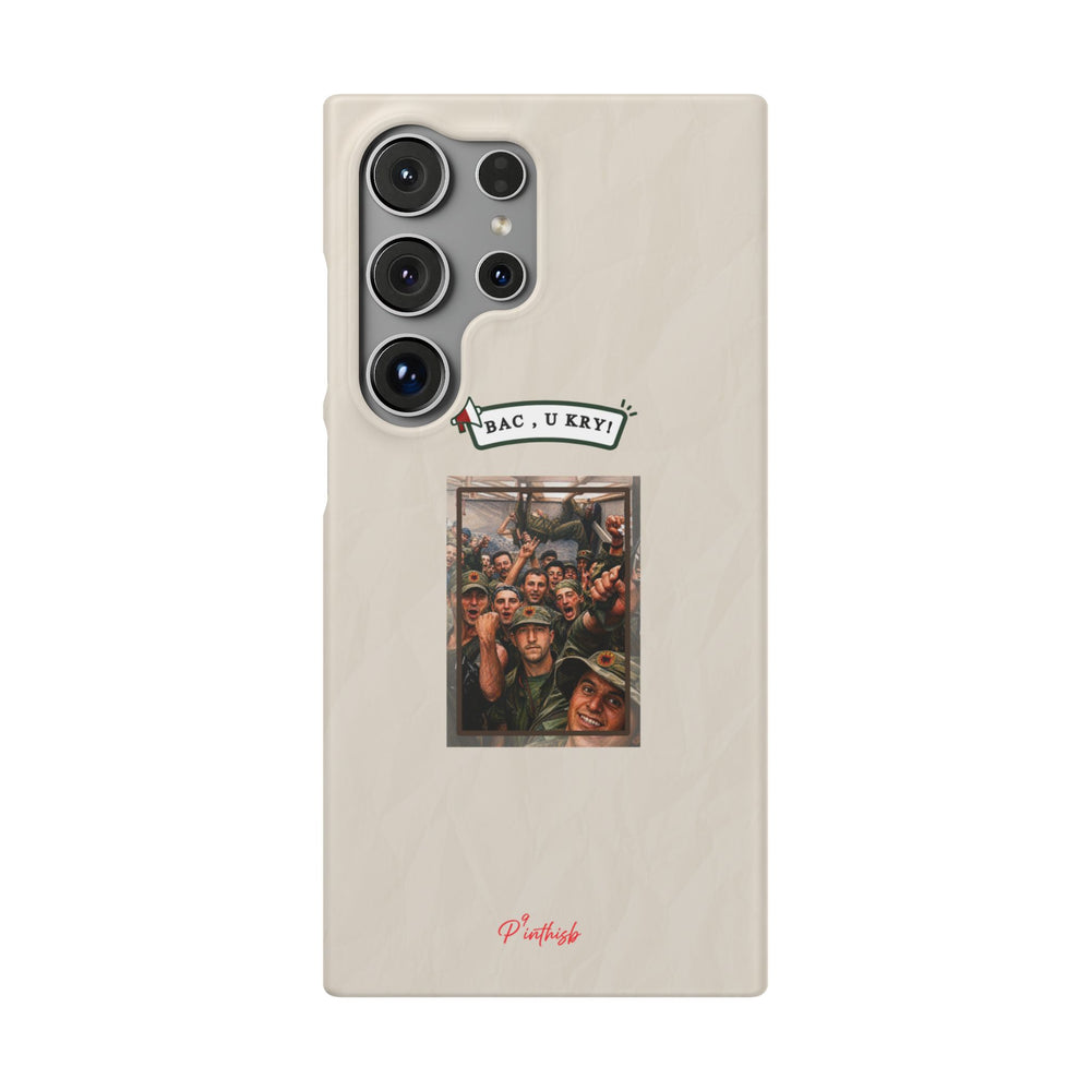 "BAC, U KRY!" Snap Case