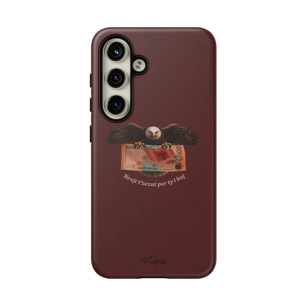 "Krejt t'zezat për ty i boj" Albanian Tough Phone Case