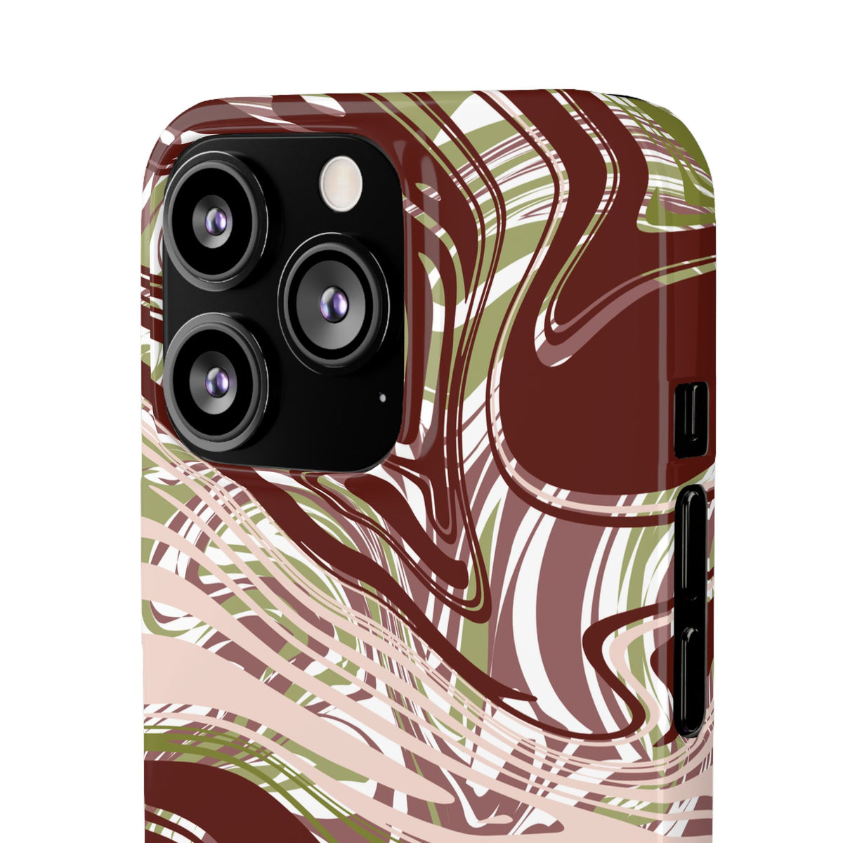Abstract Marbled Snap Phone Case