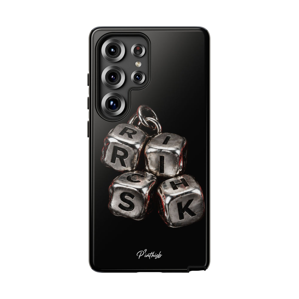 Metallic Dice 'RISK' Phone Case