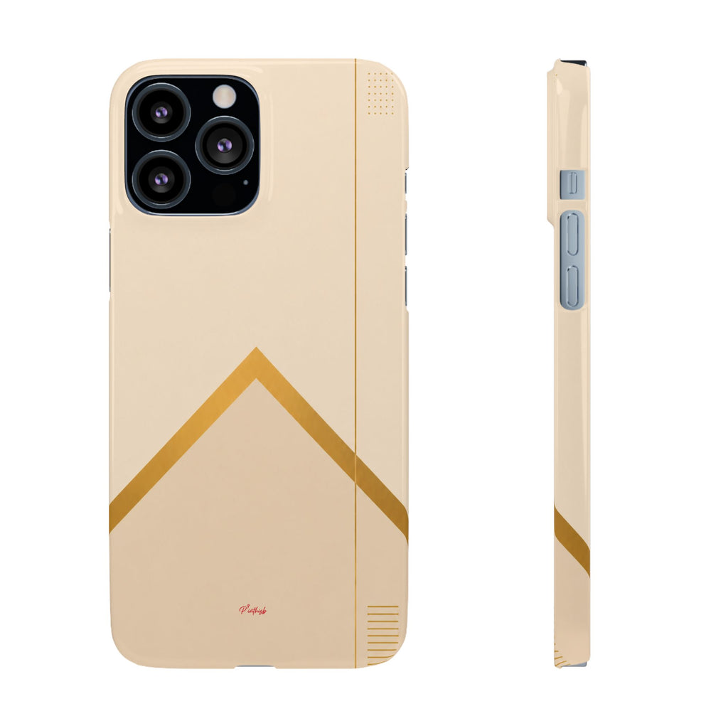 Gold Malboro Inspired Snap Phone Case
