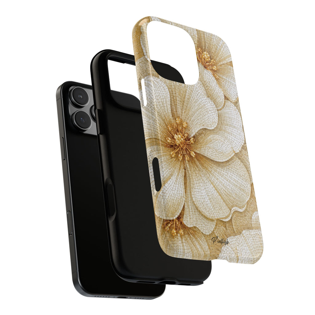 Floral Gold Bloom Tough Case