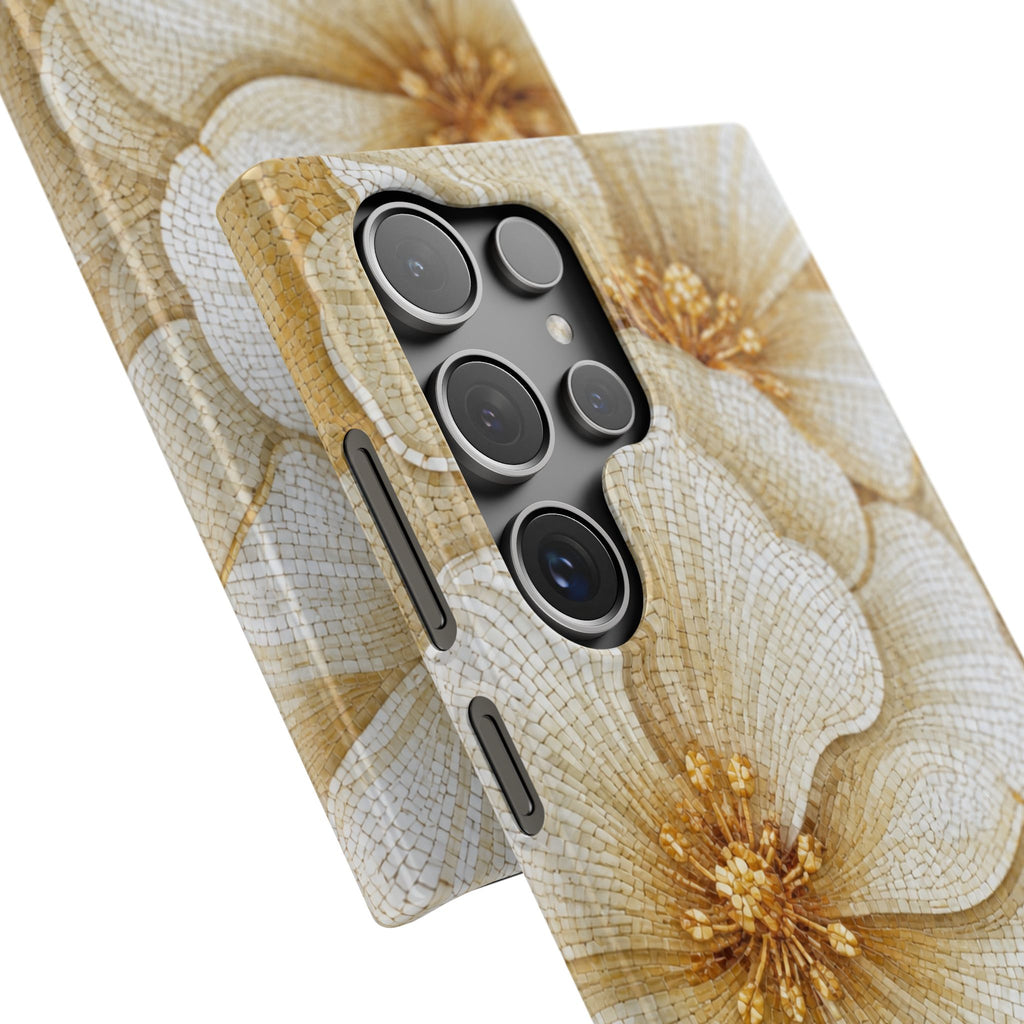 Floral Gold Bloom Snap Case