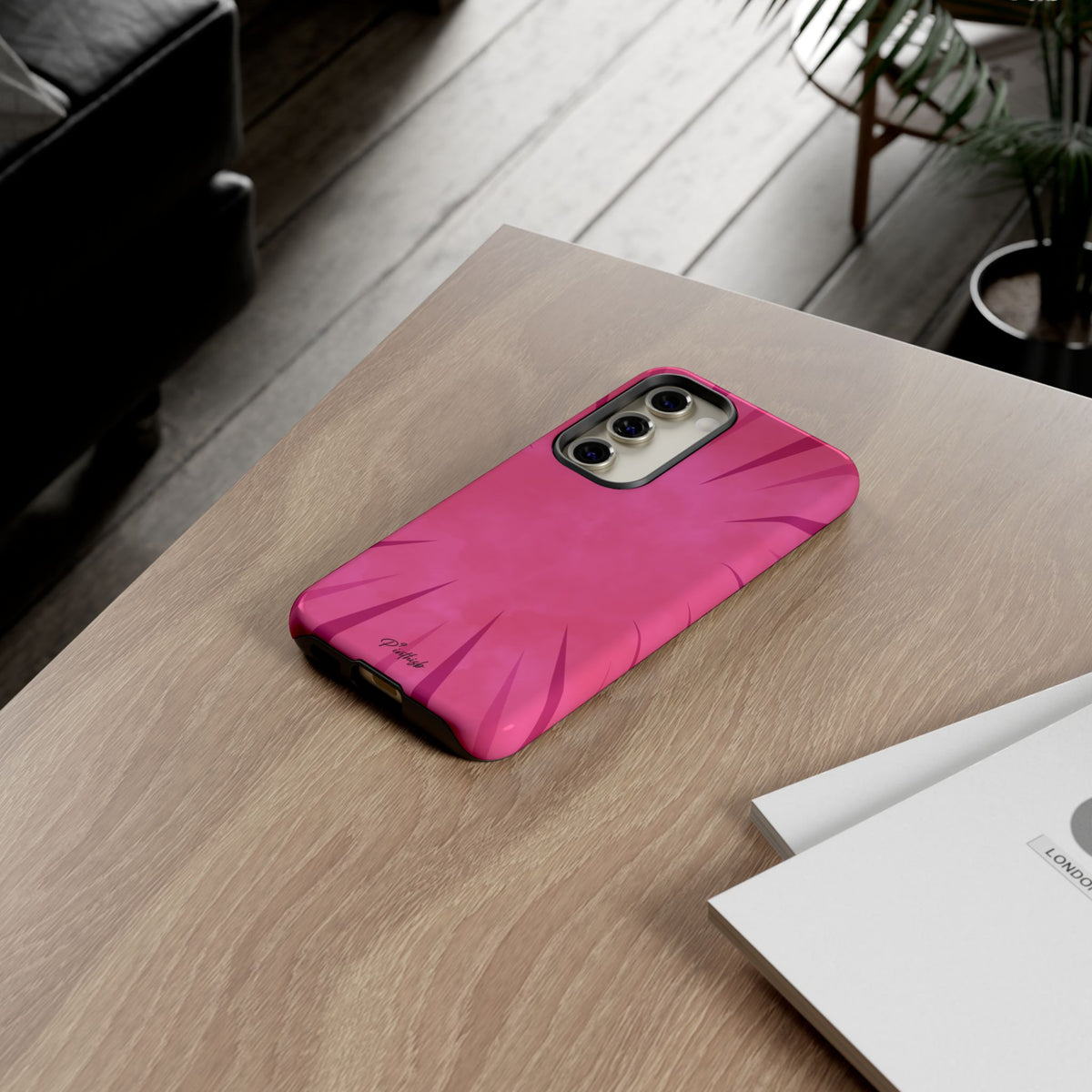 Pink Burst Tough Phone Case