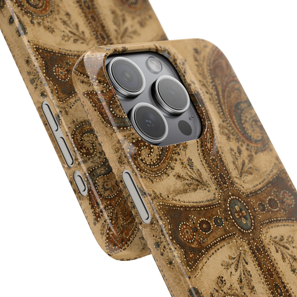 Cross Paisley Snap Case