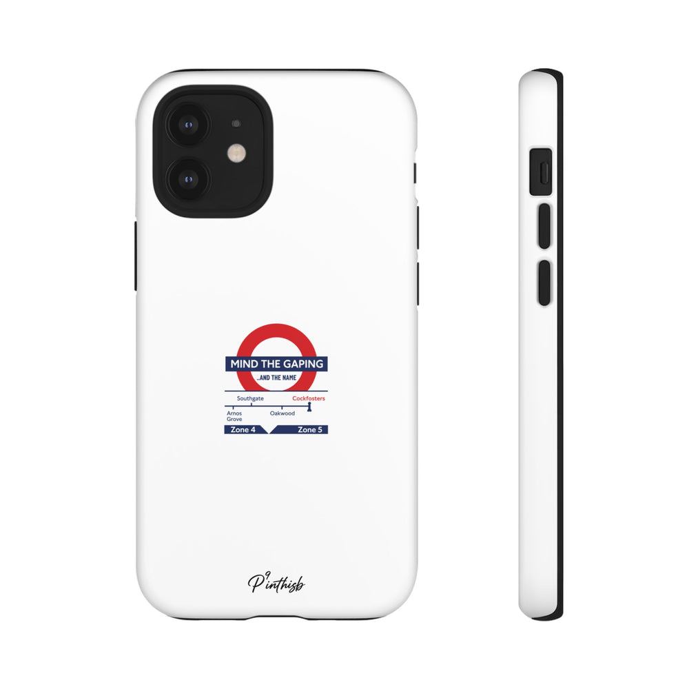 "Mind the Gaping" London Tube Parody Phone Case