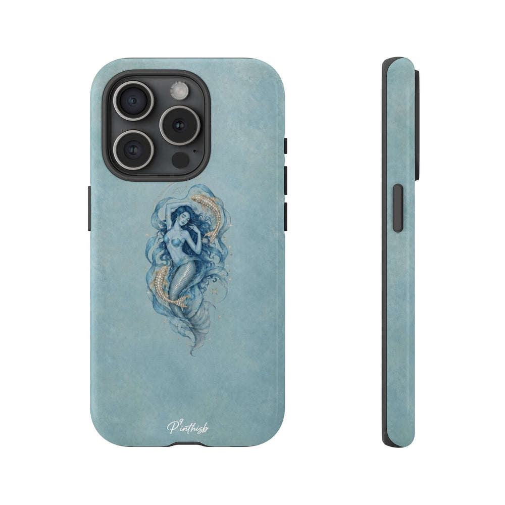 Pisces Zodiac Glitter Phone Case