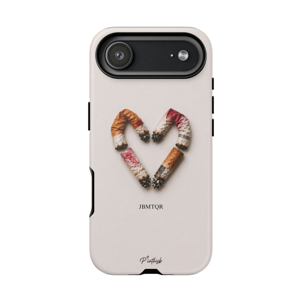 Cigarette Heart Butts "JBMTQR" Tough Case
