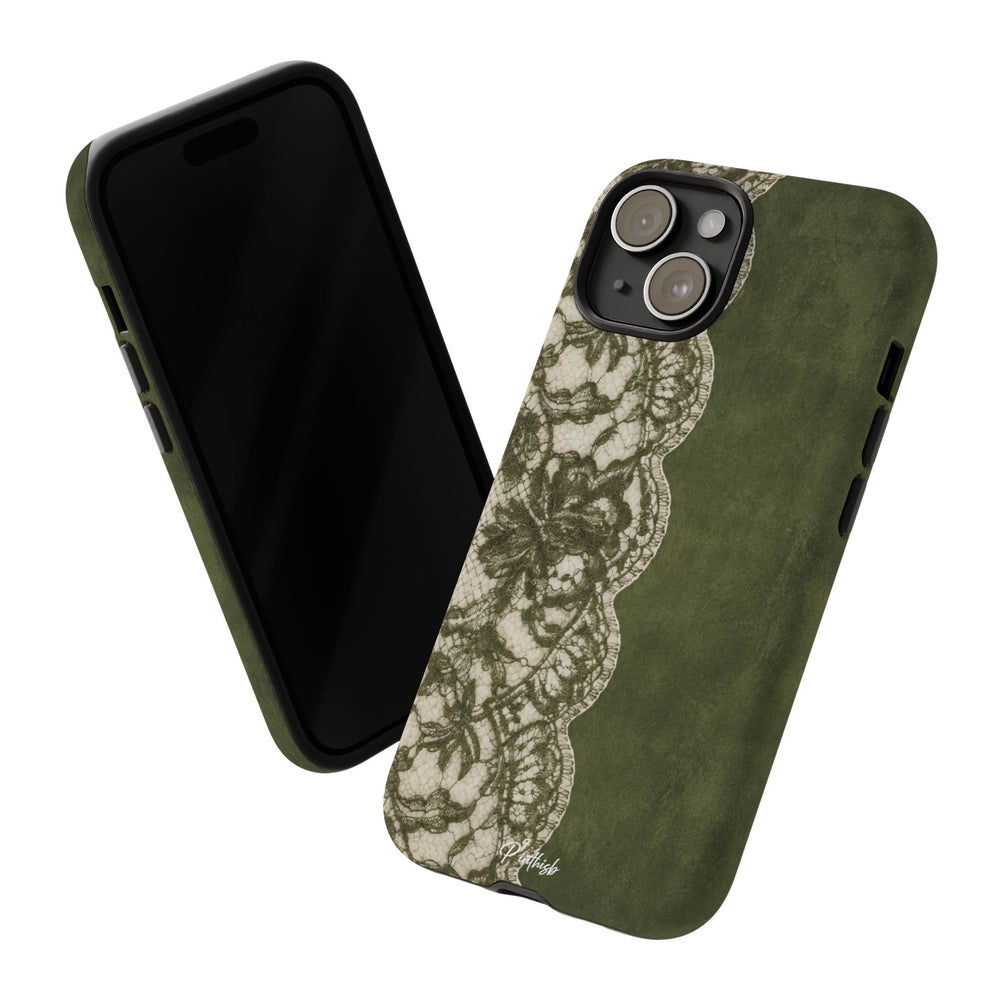 Olive Lace Tough Case