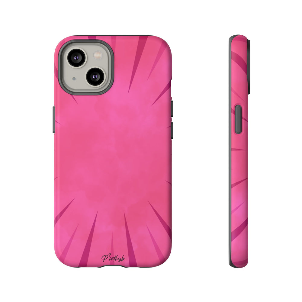 Pink Burst Tough Phone Case