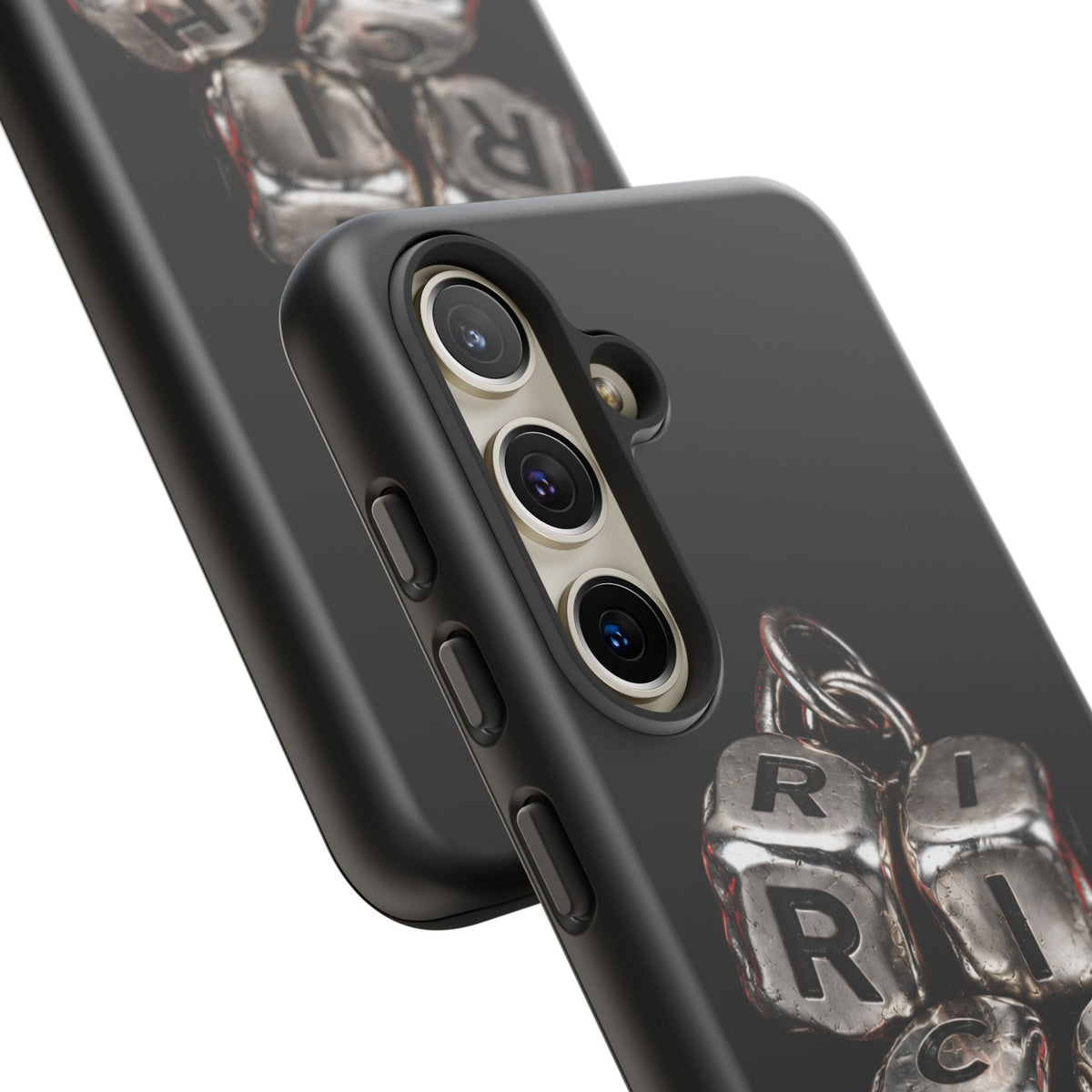 Metallic Dice 'RISK' Phone Case