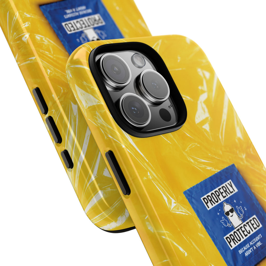 "Properly Protected" Graphic Phone Case