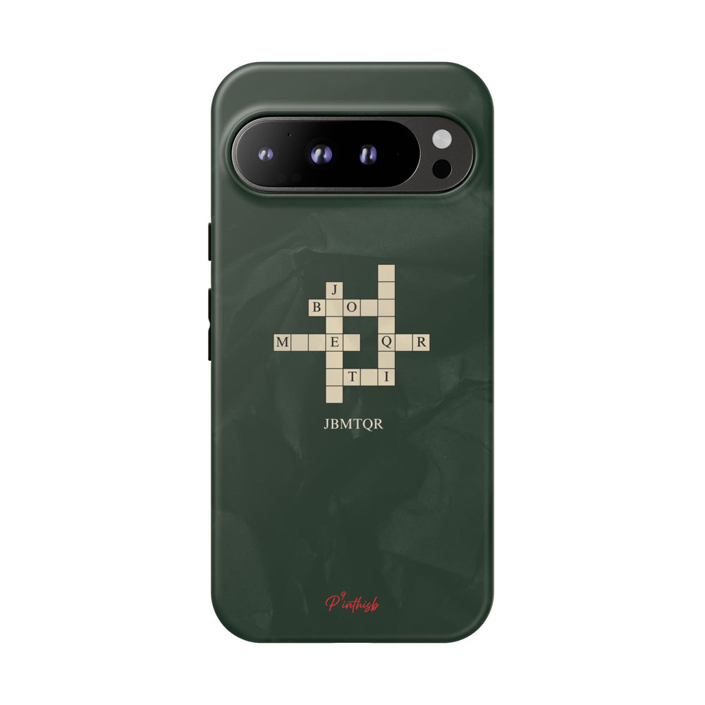 "JBMTQR crossword" Tough Phone Case