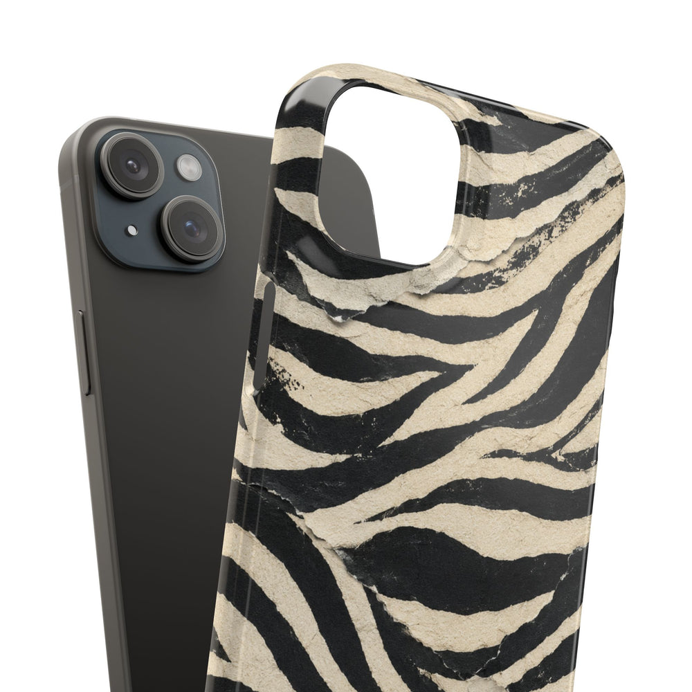 Wavy Peach & Mauve Snap Case
