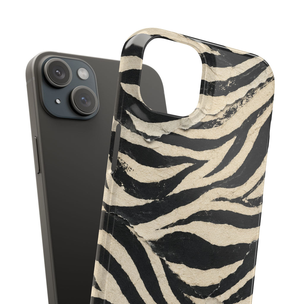 Wavy Peach & Mauve Snap Case