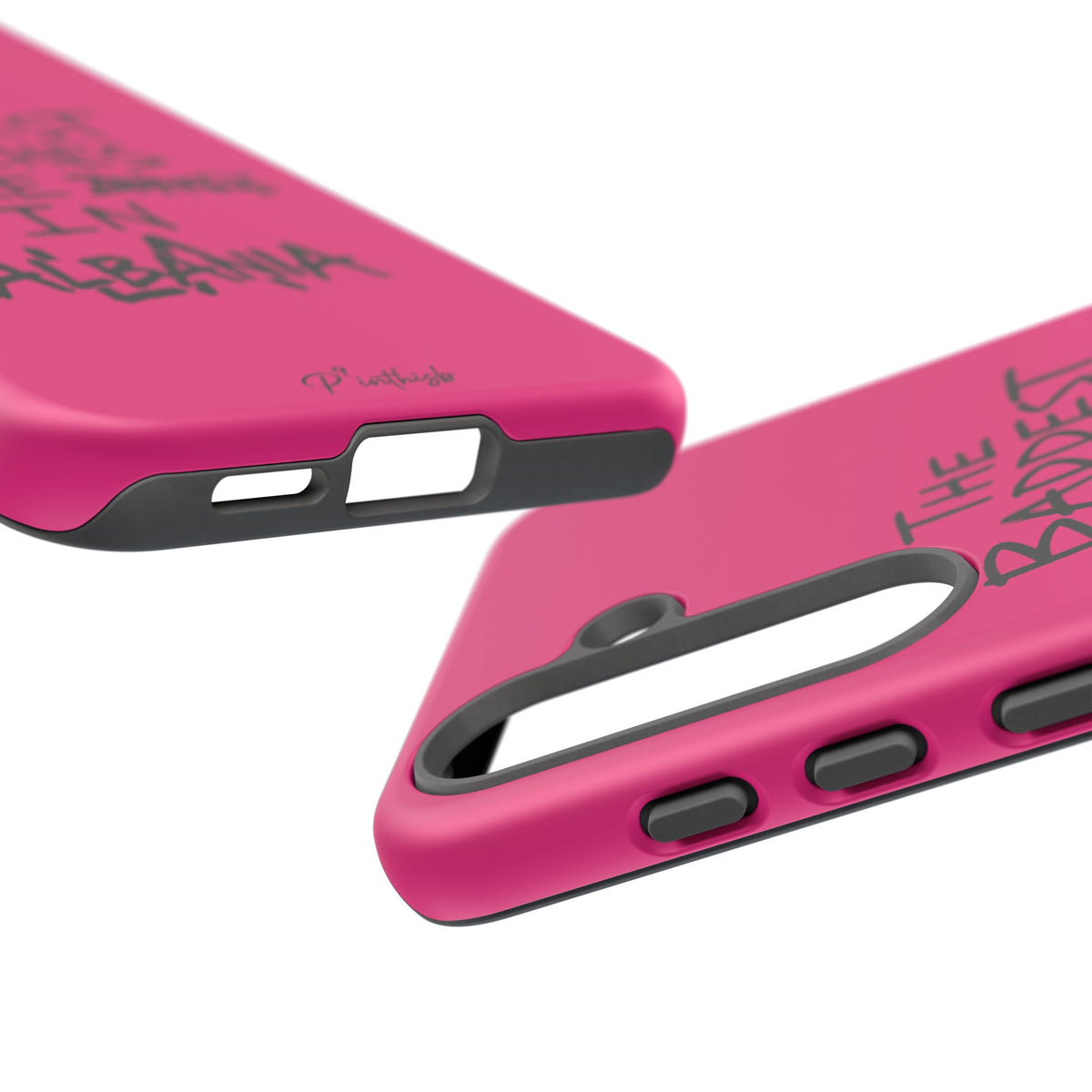 "The Baddest B*tches Are In Albania" Hot Pink Case
