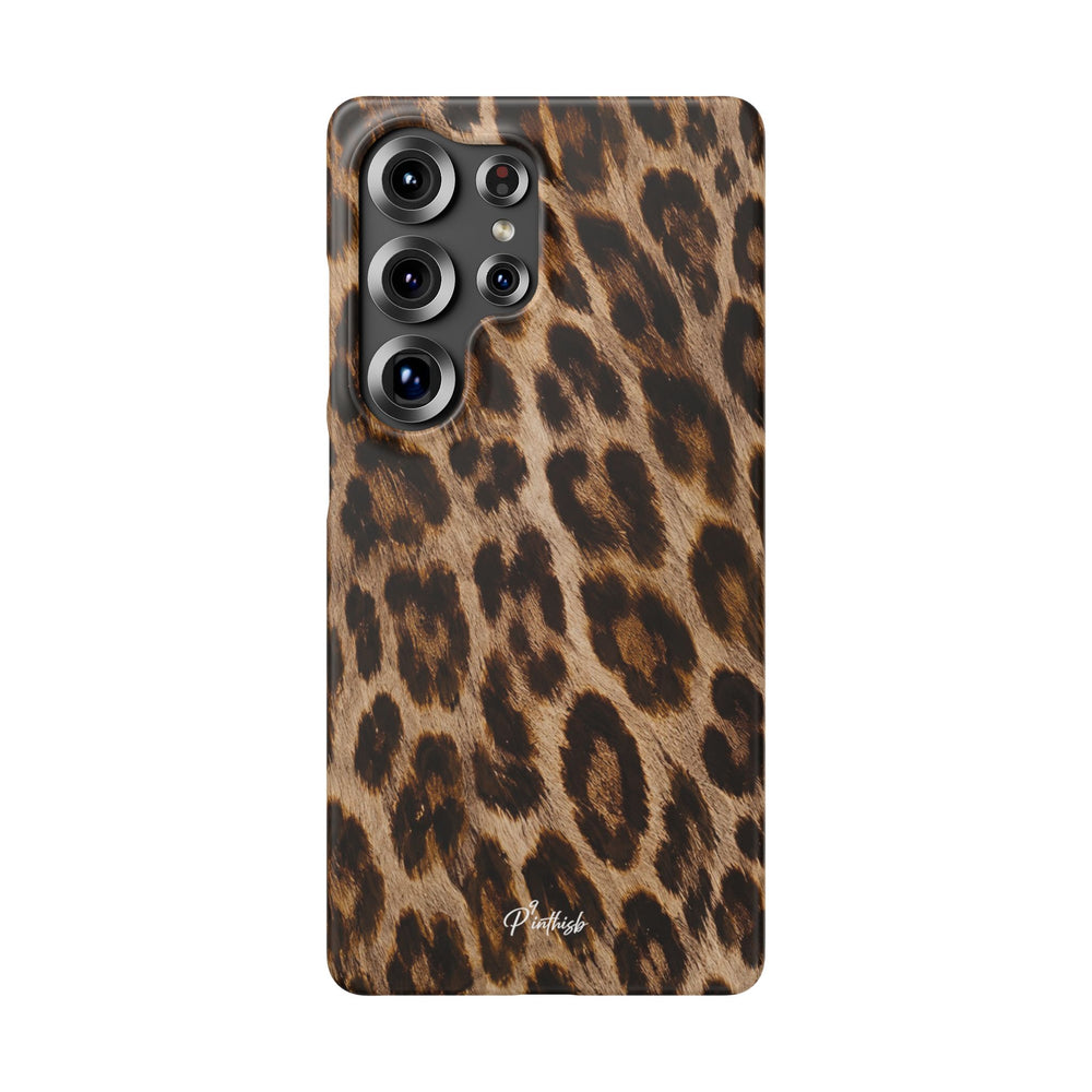 Leopard Print Snap Phone Case